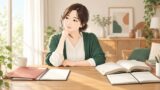 資格学習と再就職活動の進め方を比較する母親