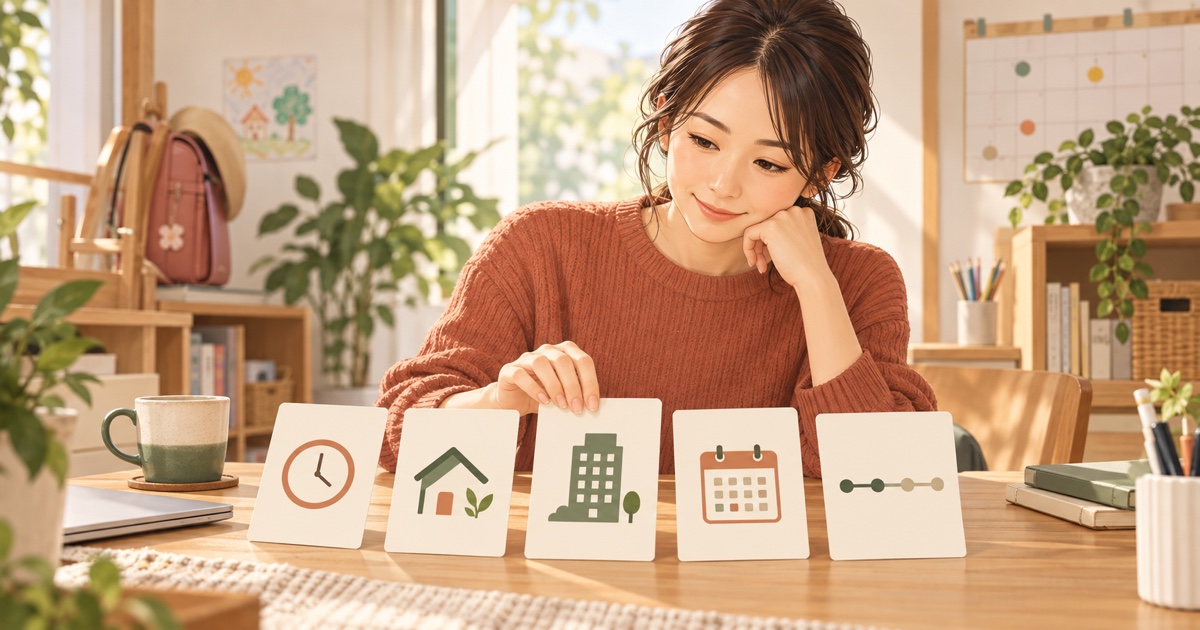 育児と仕事を両立するため5つの働き方を比較する母親